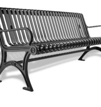 cast iron bench