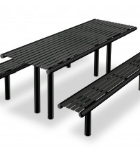 steel picnic table