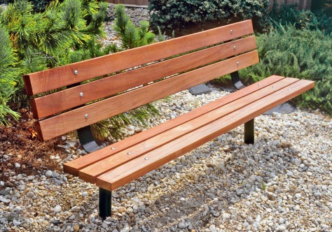 wood bench