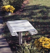 recycled steel seat