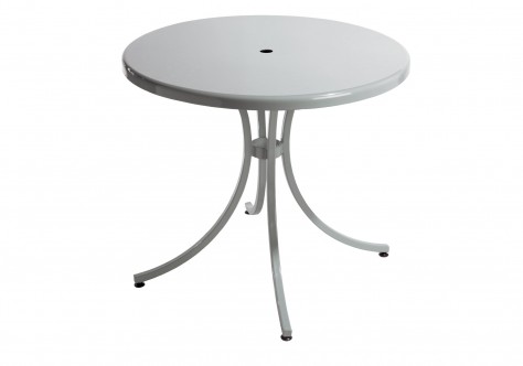round steel table