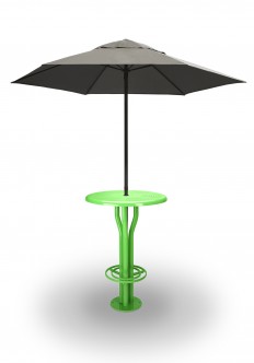 perforated bistro table