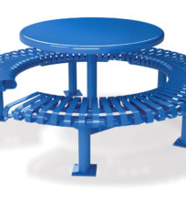 round table and seats
