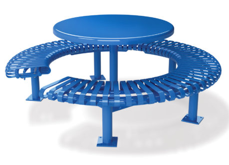 round table and seats